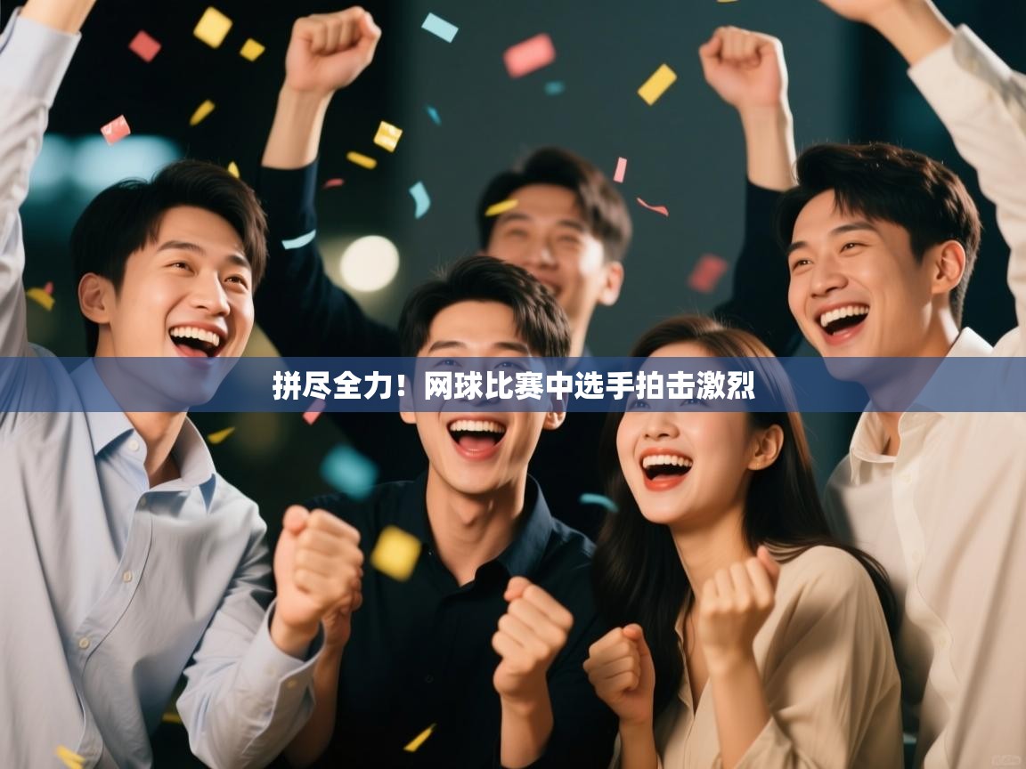 拼尽全力！网球比赛中选手拍击激烈